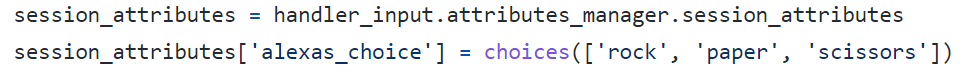 To be added to the LaunchRequestHandler